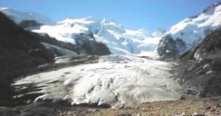 Morteratsch glacier, eastern Switzerland